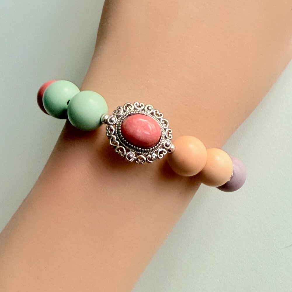 Pocketful of Summer | Natural Alashan Agate Bracelet